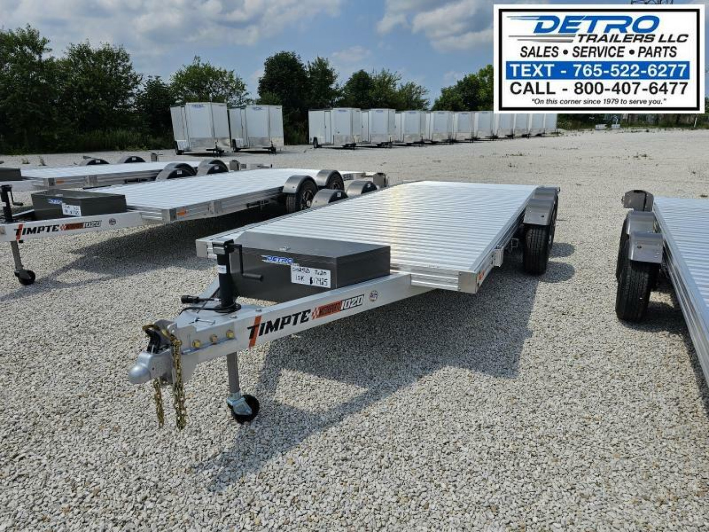 New 2025 Timpte 1020R3TSEZ 82" x 20' 10K Tilt Deck Equipment Trailer