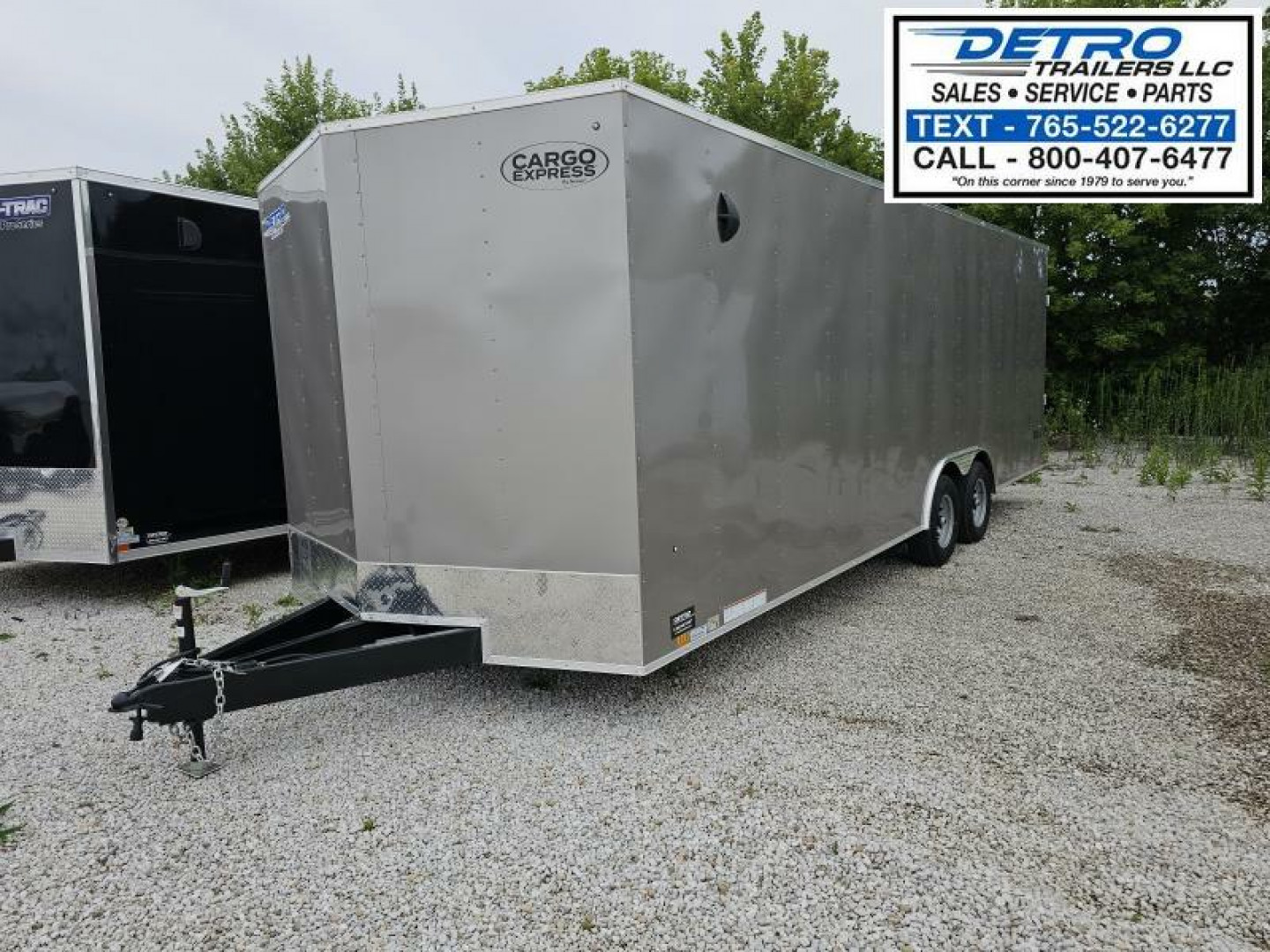 New 2024 Cargo Express EX DLX 8.5' x 24' 10K V-nose Enclosed Car Hauler Trailer -- KE10224STSV-100