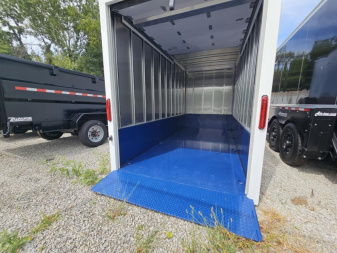 New 2024 Air Tow E16 14.35K Drop-Deck Enclosed Cargo Trailer w/ Ground Level Loading