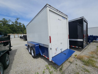 New 2024 Air Tow E16 14.35K Drop-Deck Enclosed Cargo Trailer w/ Ground Level Loading