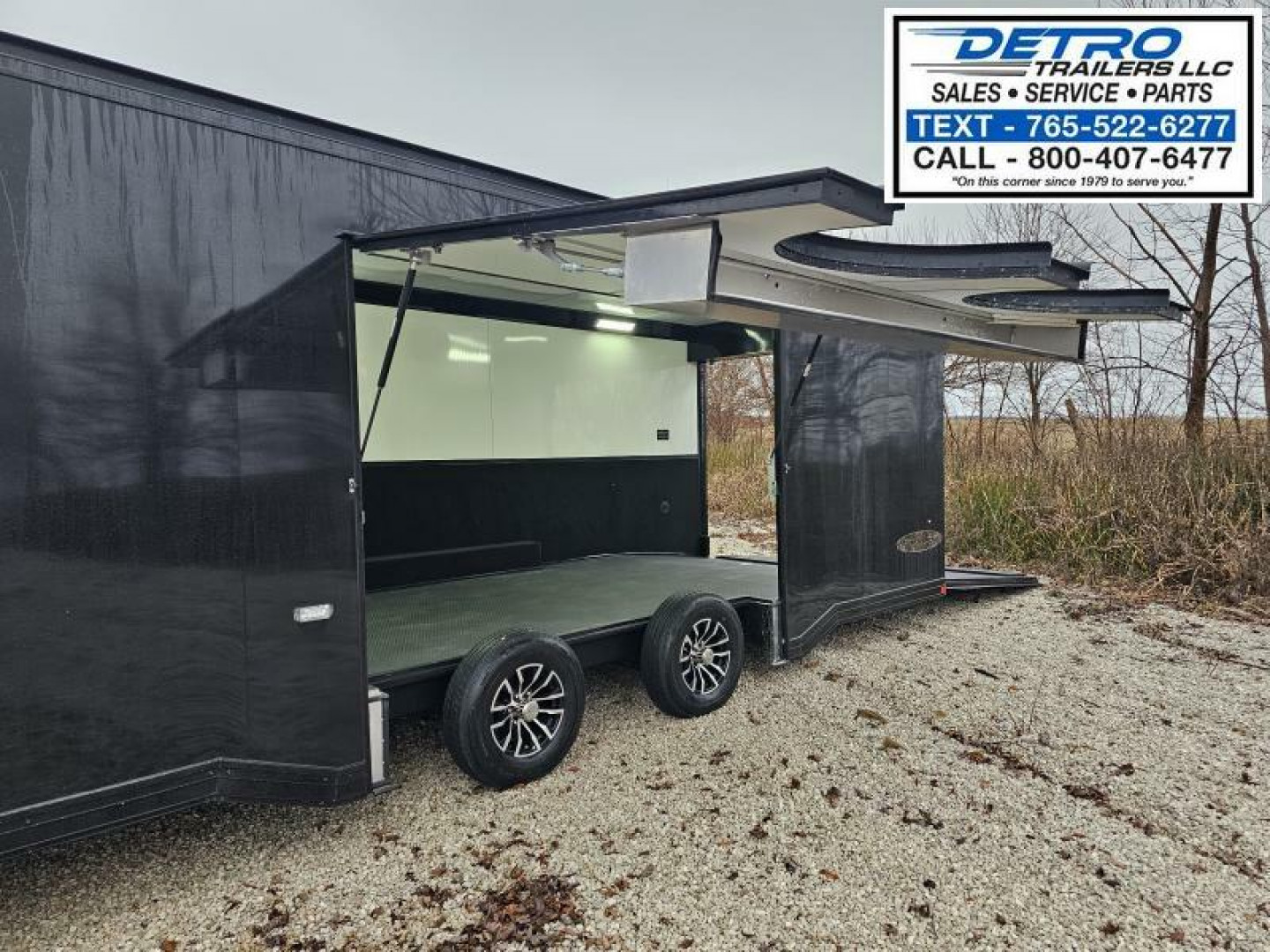 New 2024 Impact Trailers 8.5' x 28' 10K Aftershock Bullnose Enclosed Car/Racing Trailer