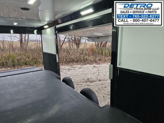 New 2024 Impact Trailers 8.5' x 28' 10K Aftershock Bullnose Enclosed Car/Racing Trailer