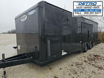 New 2024 Impact Trailers 8.5' x 28' 10K Aftershock Bullnose Enclosed Car/Racing Trailer