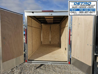 New 2025 Cargo Express EX DLX  5' x 10' 3K Idler Double Rear Door V-nose Enclosed Cargo Trailer