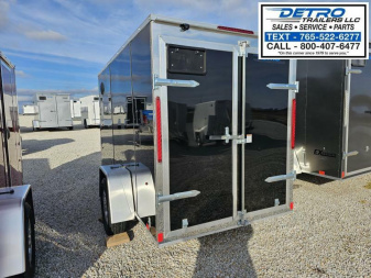 New 2025 Cargo Express EX DLX  5' x 10' 3K Idler Double Rear Door V-nose Enclosed Cargo Trailer