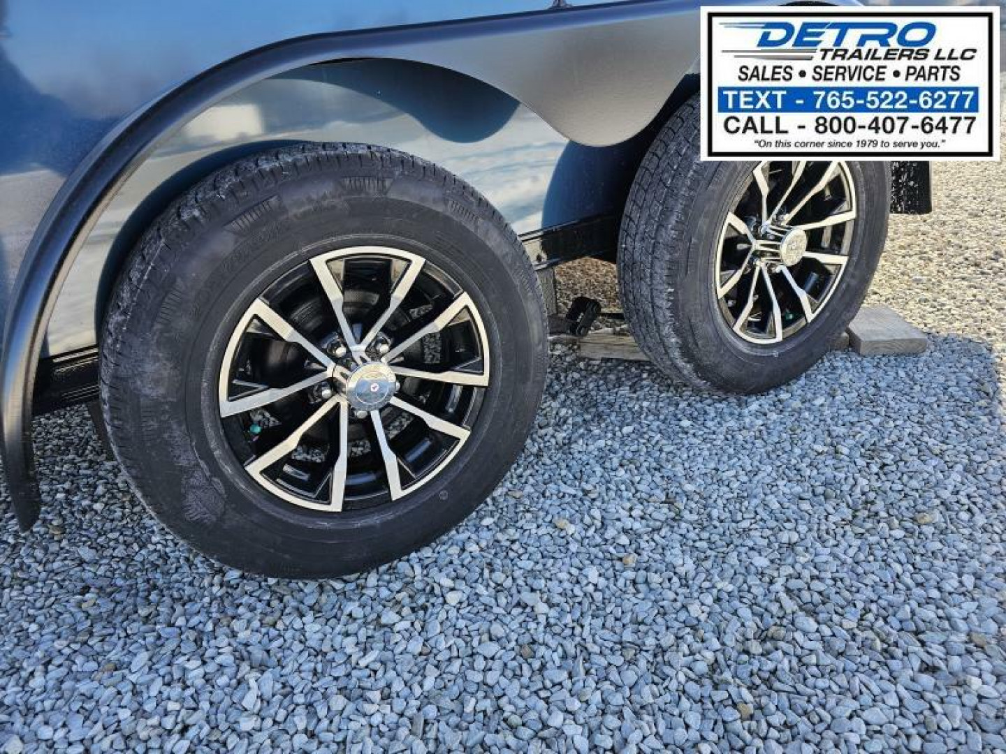 New 2025 INDIGO BLUE BLACKOUT Cargo Express XL SE 7' x 14' 7K Sloped V-nose Ramp Door Enclosed Cargo Trailer