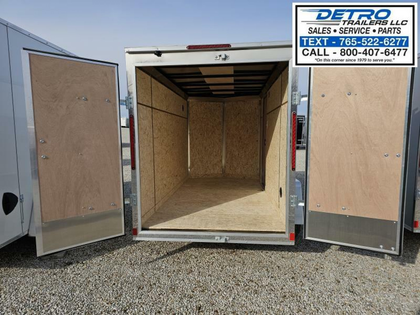 New 2025 Cargo Express EX DLX 5' x 10' Double Rear Door 3K Idler V-nose Enclosed Cargo Trailer