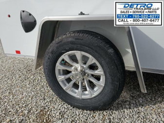 New 2025 Cargo Express EX DLX 5' x 10' 3K Idler Ramp Door V-nose Enclosed Cargo Trailer