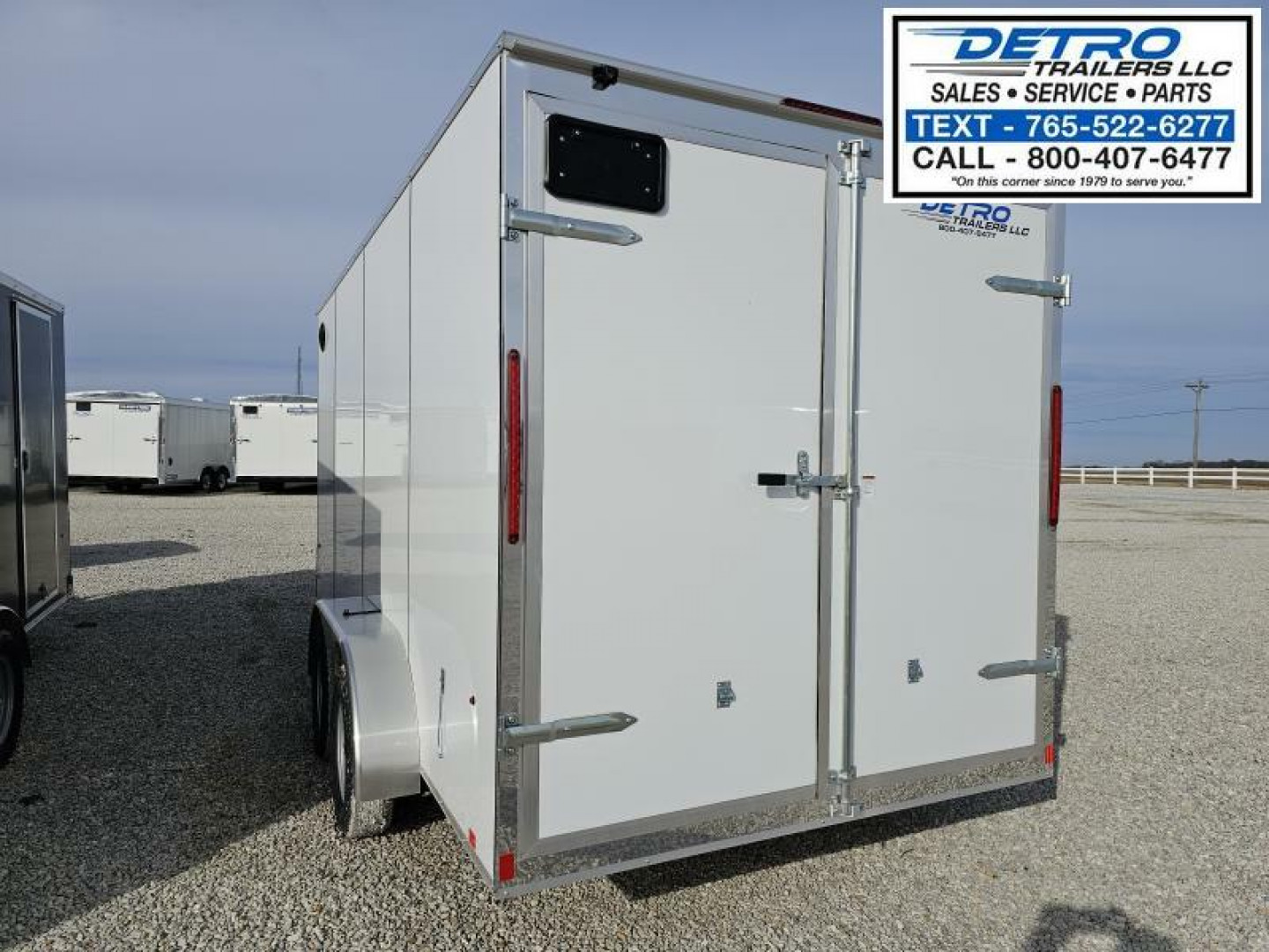 New 2025 Cargo Express EX DLX 7' x 16' 7K Double Rear Door V-nose Enclosed Cargo Trailer