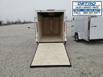 New 2025 Cargo Express EX DLX 5' x 10' 3K Idler Ramp Door V-nose Enclosed Cargo Trailer