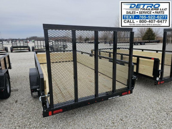 New 2025 Sure-Trac 6' x 12' 3K Idler Tube Top Three Board High Sided Utility Trailer