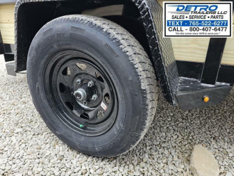 New 2025 Sure-Trac 6' x 12' 3K Idler Tube Top Three Board High Sided Utility Trailer