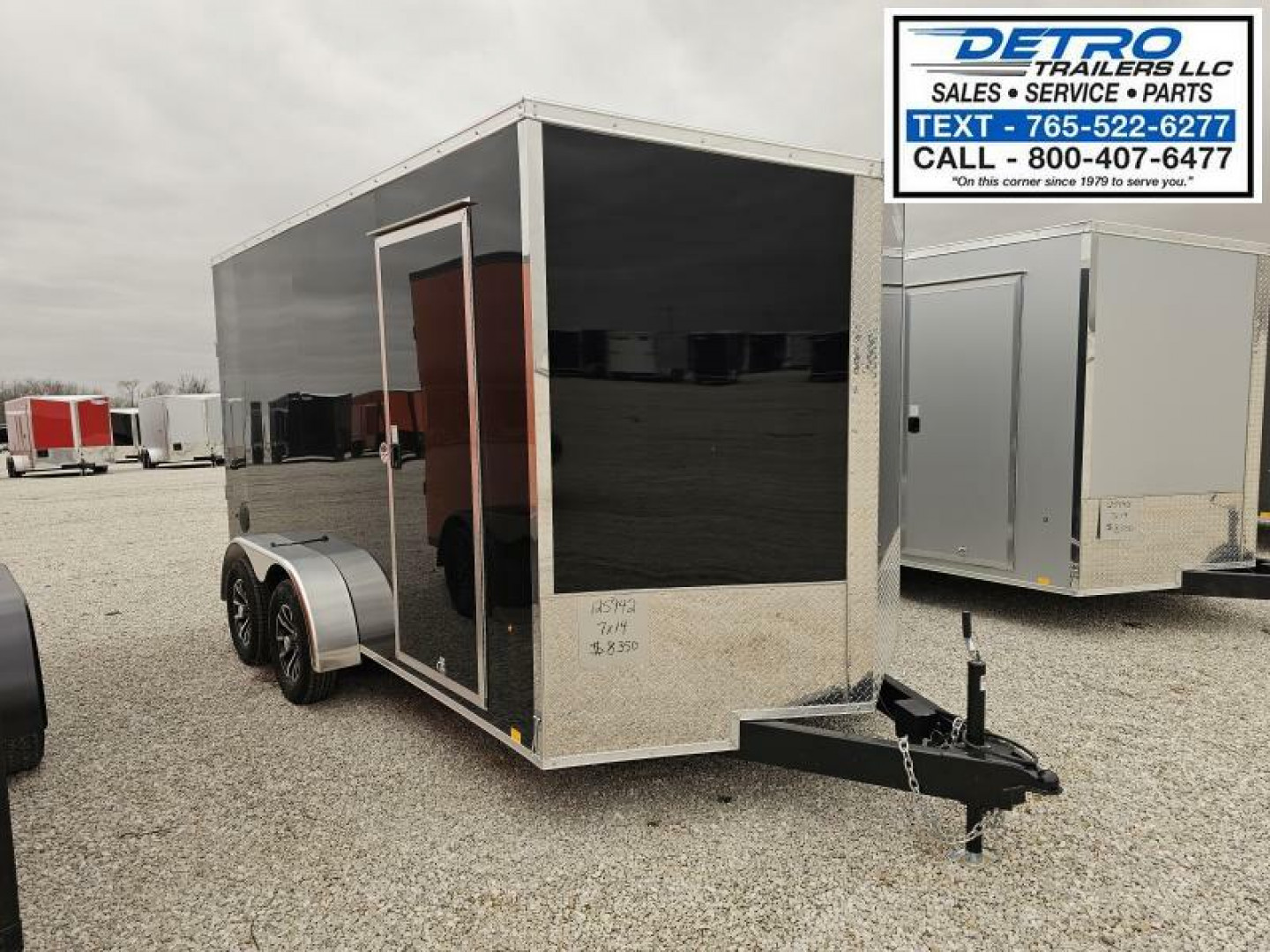 New 2025 Cargo Express XL SE 7' x 14' 7K Ramp Door V-nose Enclosed Cargo Trailer
