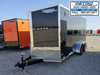 New 2025 Cargo Express XL SE 7' x 14' 7K Ramp Door V-nose Enclosed Cargo Trailer