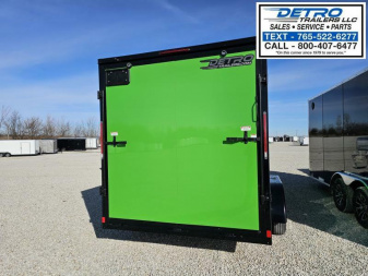New 2025 LUCKY GREEN Cargo Express XL SE 7' x 16' 7K Ramp Door V-nose Enclosed Cargo Trailer