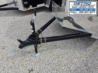 New 2025 Cargo Express EX DLX 5' x 8' 3K Idler Double Rear Door V-nose Enclosed Cargo Trailer