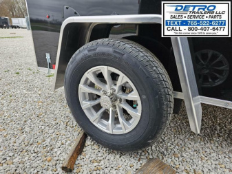 New 2025 Cargo Express EX DLX 5' x 8' 3K Idler Double Rear Door V-nose Enclosed Cargo Trailer