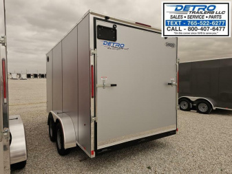 New 2025 Cargo Express EX DLX 7' x 14' 7K Ramp Door V-nose Enclosed Cargo Trailer
