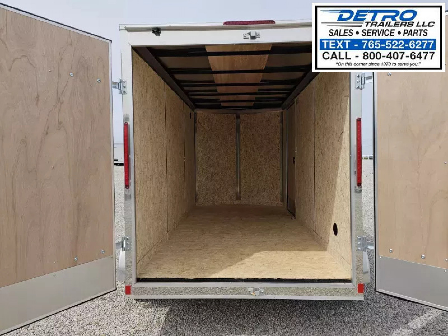New 2025 Cargo Express EX DLX 6' x 12' 7K Double Rear Door V-nose Enclosed Cargo Trailer