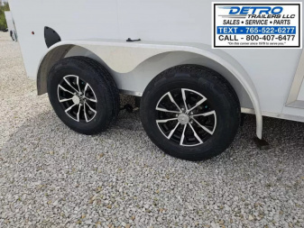 New 2025 Cargo Express EX DLX 6' x 12' 7K Double Rear Door V-nose Enclosed Cargo Trailer