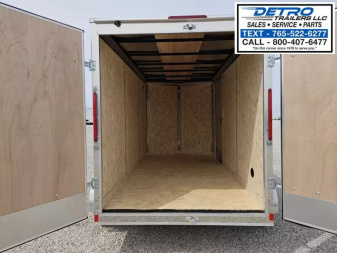 New 2025 Cargo Express EX DLX 6' x 12' 7K Double Rear Door V-nose Enclosed Cargo Trailer