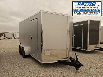 New 2025 Cargo Express XL SE 7' x 14' 7K Ramp Door V-nose Enclosed Cargo Trailer