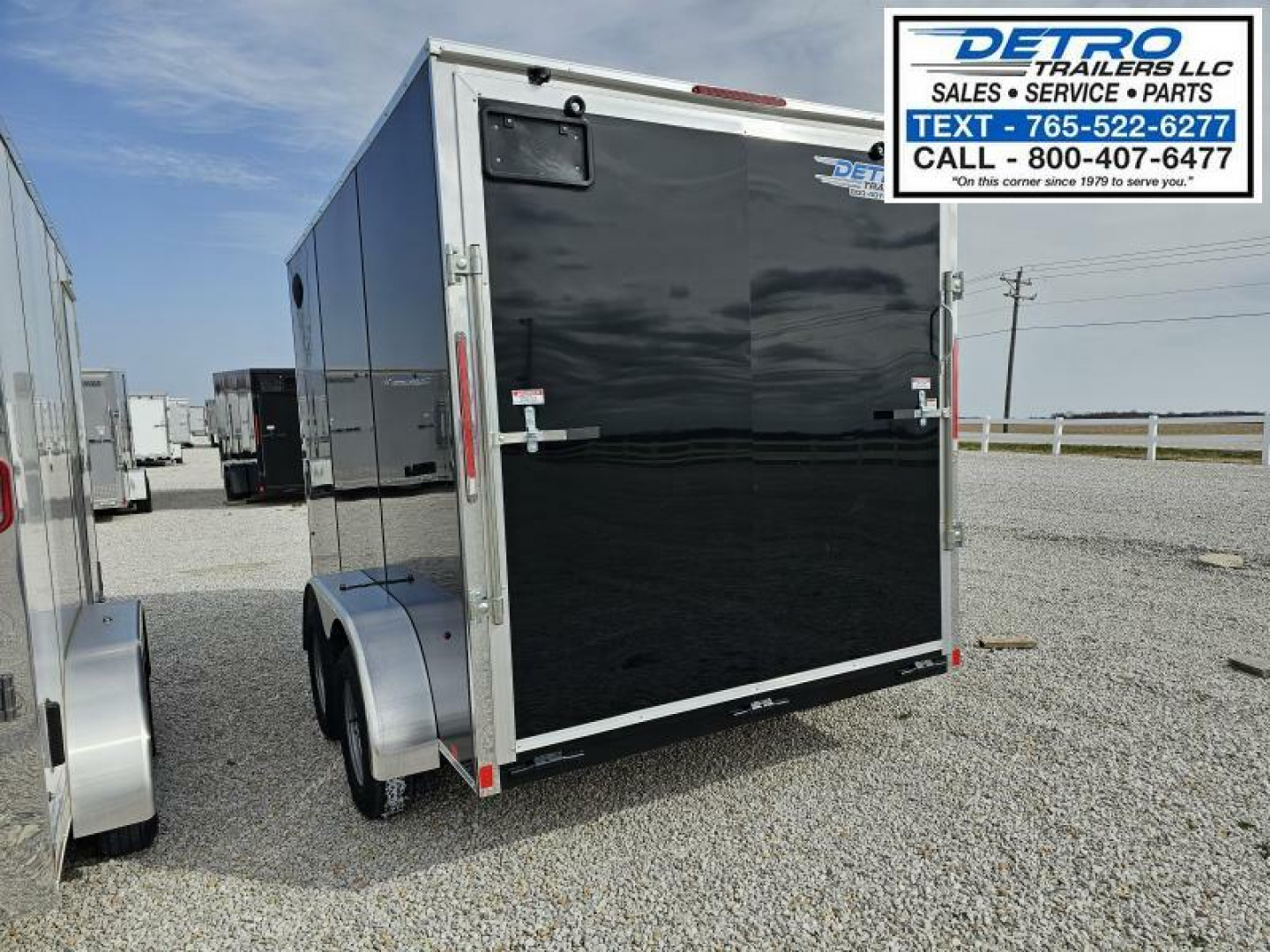 New 2025 Cargo Express EX DLX 7' x 12' 7K Ramp Door V-nose Enclosed Cargo Trailer