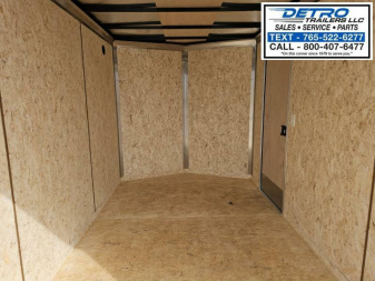 New 2025 Cargo Express EX DLX 7' x 12' 7K Ramp Door V-nose Enclosed Cargo Trailer