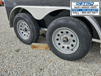 New 2025 Cargo Express EX DLX 7' x 12' 7K Ramp Door V-nose Enclosed Cargo Trailer