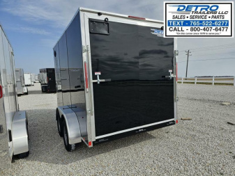 New 2025 Cargo Express EX DLX 7' x 12' 7K Ramp Door V-nose Enclosed Cargo Trailer