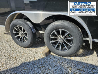 New 2025 Cargo Express XL SE 7' x 18' 7K Double Rear Door Sloped V-nose Enclosed Cargo Trailer