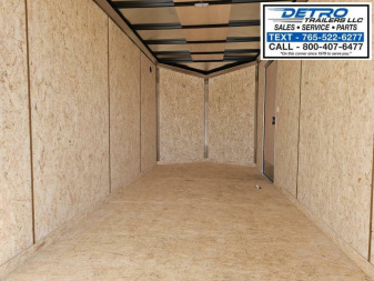 New 2025 Cargo Express XL SE 7' x 18' 7K Double Rear Door Sloped V-nose Enclosed Cargo Trailer