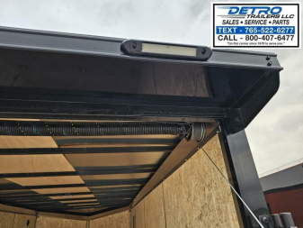 New 2025 ORANGE BLACK-OUT Cargo Express XL SE 7' x 16' 7K Ramp Door V-nose Enclosed Cargo Trailer