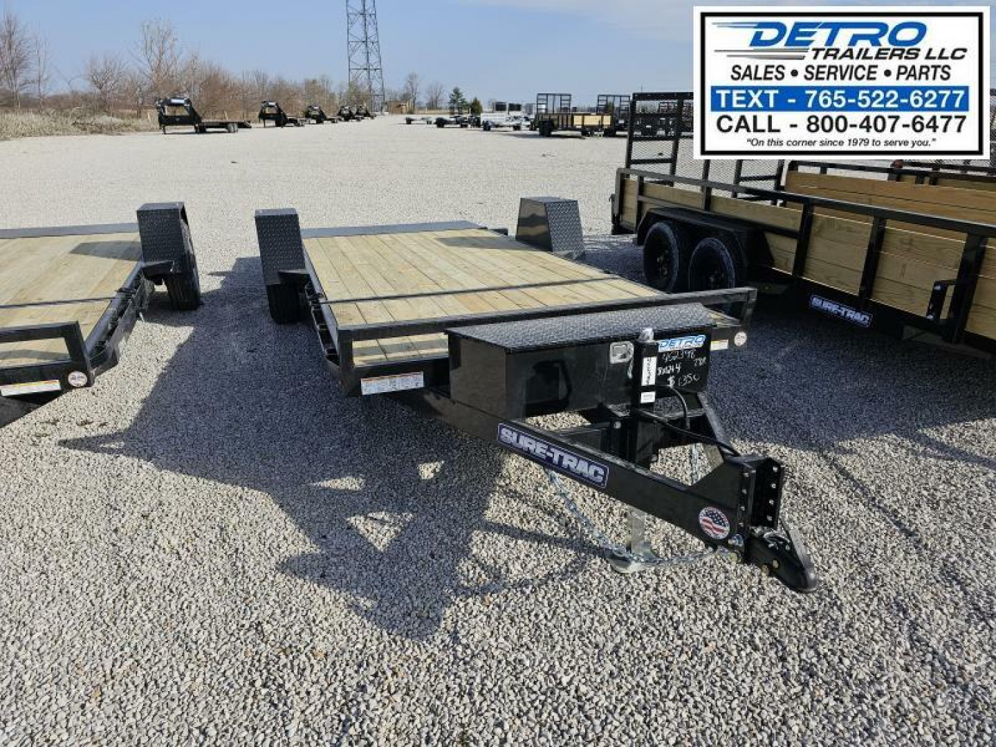 New 2025 Sure-Trac 78" x 16' (12+4) 7.8K Single Axle Tilt Bed Equipment Trailer