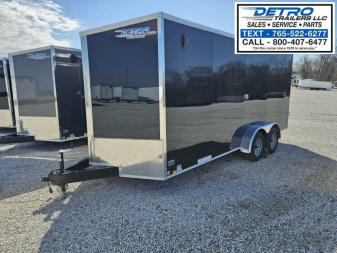 New 2025 Cargo Express XL SE 7' x 18' 7K Double Rear Door V-nose Enclosed Cargo Trailer