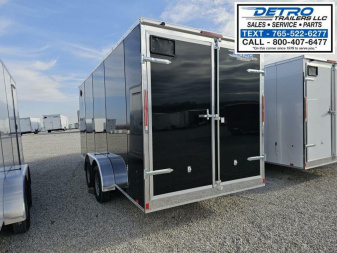 New 2025 Cargo Express XL SE 7' x 18' 7K Double Rear Door V-nose Enclosed Cargo Trailer