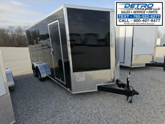 New 2025 Cargo Express XL SE 7' x 18' 7K Double Rear Door V-nose Enclosed Cargo Trailer