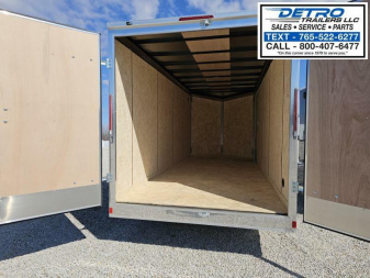 New 2025 Cargo Express XL SE 7' x 18' 7K Double Rear Door V-nose Enclosed Cargo Trailer