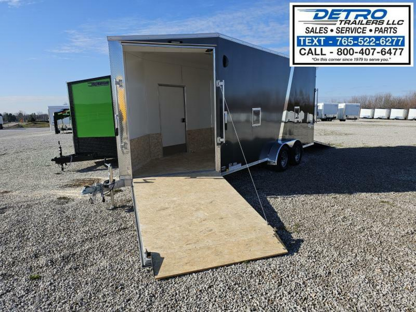 New 2025 Pace American 7' X 23' 7K Avalanche Aluminum Deluxe Enclosed Snowmobile Trailer