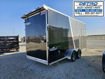New 2025 Pace American 7' X 23' 7K Avalanche Aluminum Deluxe Enclosed Snowmobile Trailer