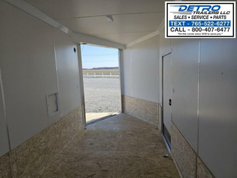 New 2025 Pace American 7' X 23' 7K Avalanche Aluminum Deluxe Enclosed Snowmobile Trailer