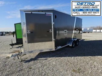 New 2025 Pace American 7' X 23' 7K Avalanche Aluminum Deluxe Enclosed Snowmobile Trailer