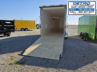 New 2025 Pace American 7' X 23' 7K Avalanche Aluminum Deluxe Enclosed Snowmobile Trailer