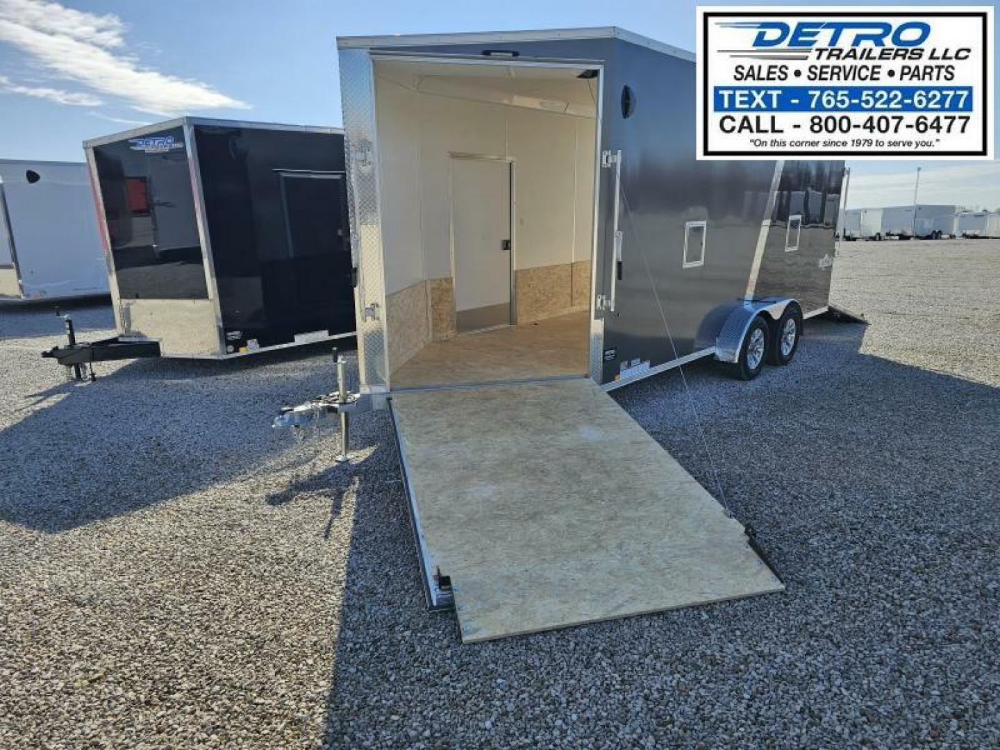New 2025 Pace American 7' X 23' 7K Avalanche Aluminum Deluxe Enclosed Snowmobile Trailer
