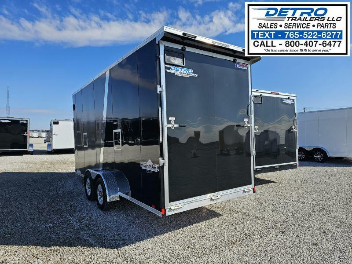 New 2025 Pace American 7' X 23' 7K Avalanche Aluminum Deluxe Enclosed Snowmobile Trailer