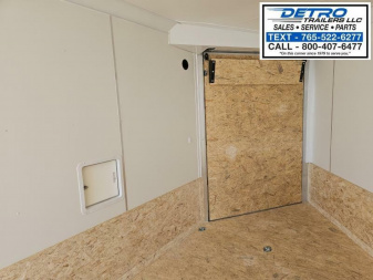 New 2025 Pace American 7' X 23' 7K Avalanche Aluminum Deluxe Enclosed Snowmobile Trailer