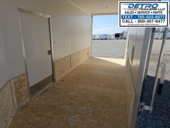 New 2025 Pace American 7' X 23' 7K Avalanche Aluminum Deluxe Enclosed Snowmobile Trailer