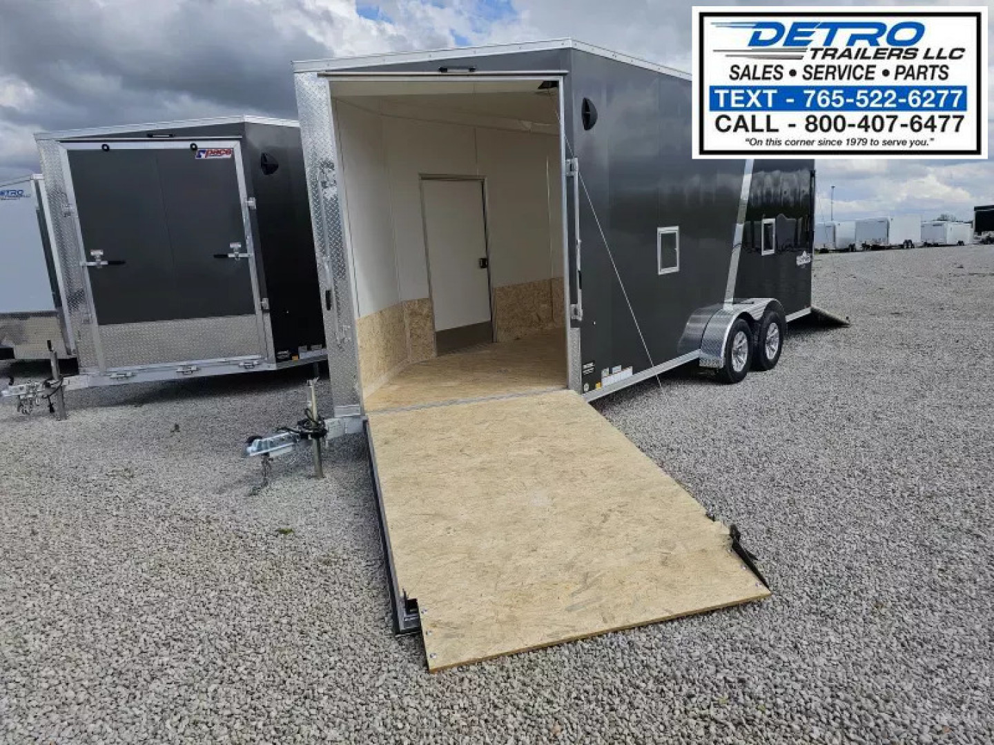 New 2025 Pace American 7' X 23' 7K Avalanche Aluminum Deluxe Snowmobile Trailer