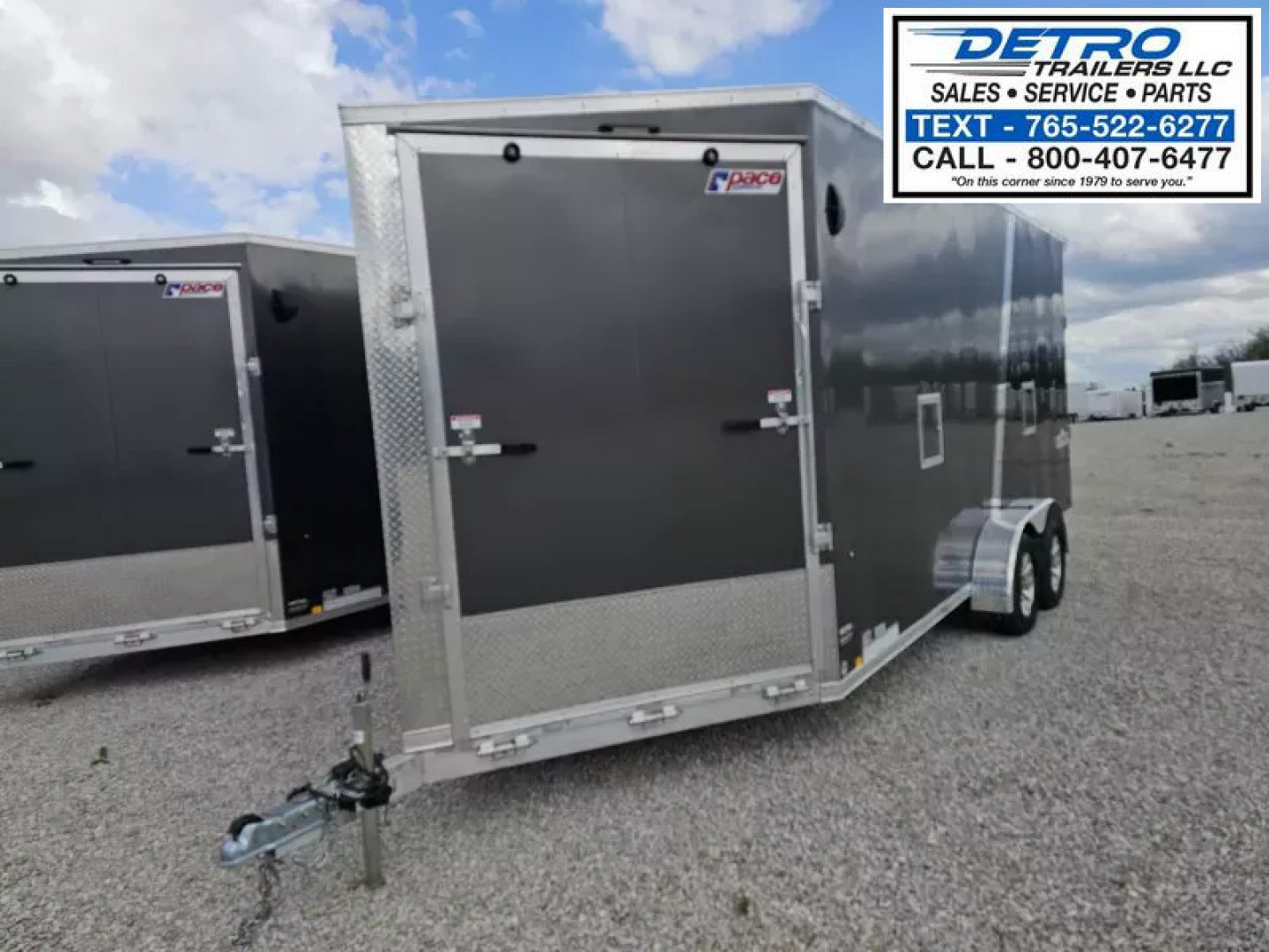 New 2025 Pace American 7' X 23' 7K Avalanche Aluminum Deluxe Snowmobile Trailer