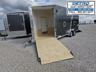 New 2025 Pace American 7' X 23' 7K Avalanche Aluminum Deluxe Snowmobile Trailer